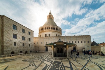 Basilica_of_Annunciation_1 church / basilica of annunciation in nazareth israel
