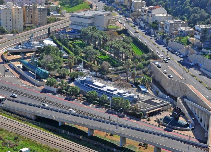Clandestine_Immigration_and_Naval_Museum_aerial Clandestine Immigration and Naval Museum in haifa