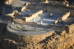 masada aerial view