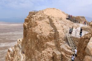 on top of masada