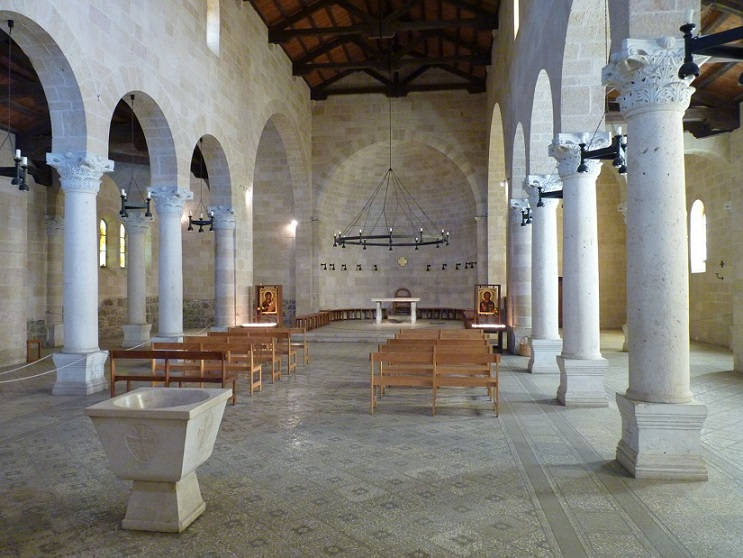 Tabgha_Israel_Church_of_Multiplication_inside_ Tabgha Israel Church of Multiplication inside