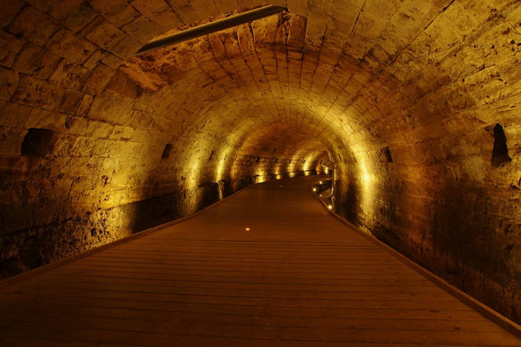 Templars' Tunnel in Akko