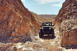 jeep at ramon crater