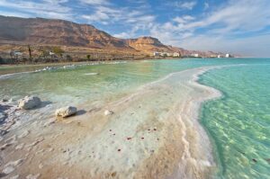 Dead Sea Beach in israel